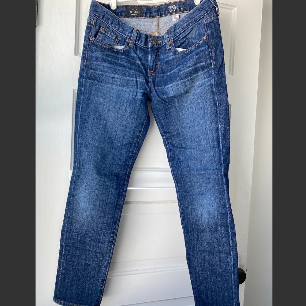J. Crew Medium-Wash Toothpick Jeans